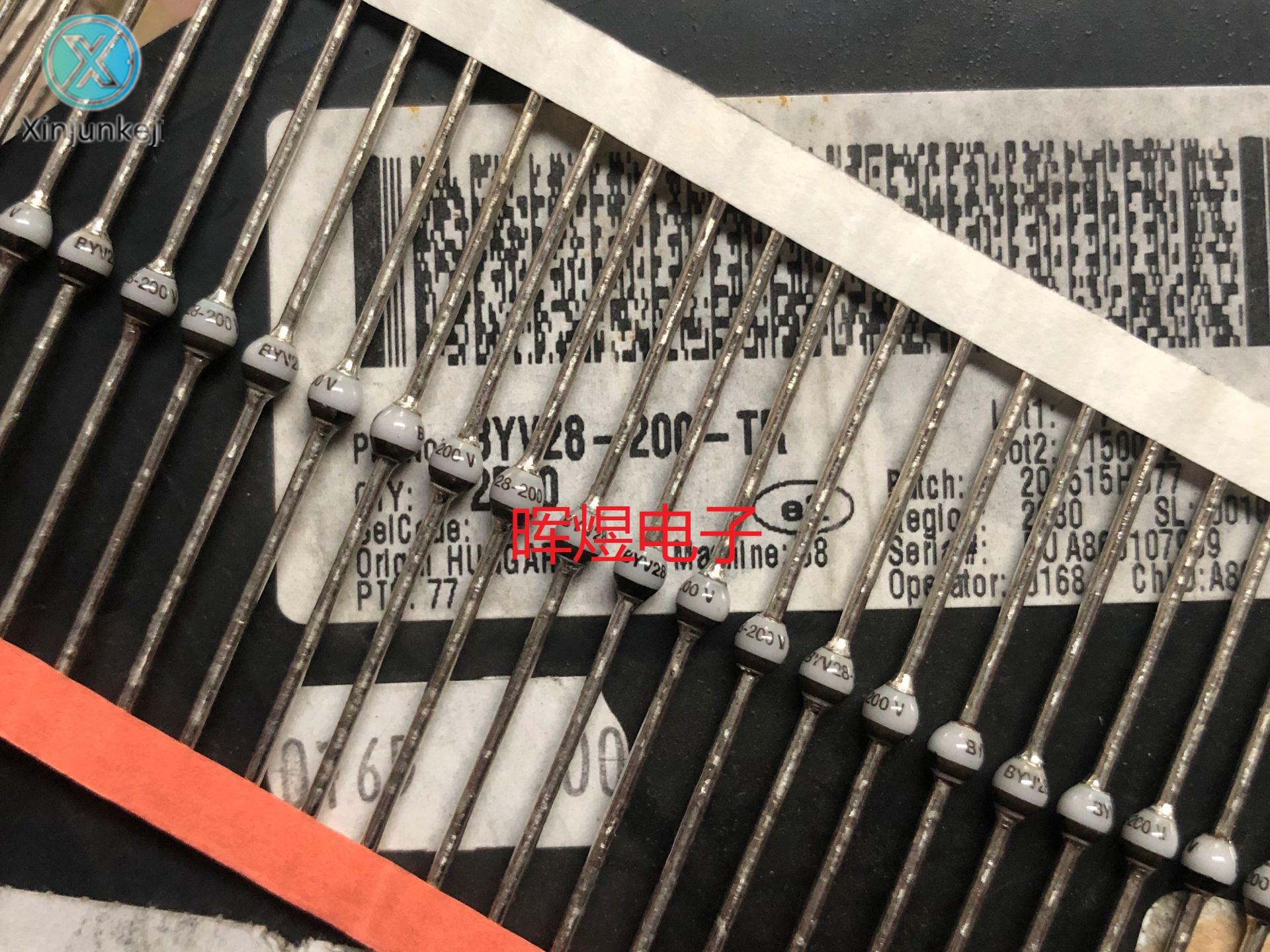 10pcs  ο BYV28-200-TAP 3.5A 200V BYV28-200 ģ  BYV28-200V